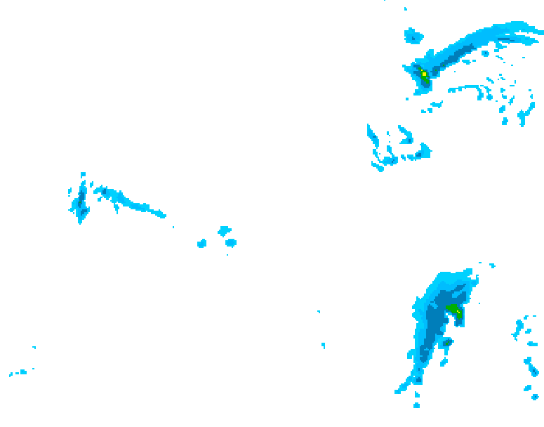 GDPS precipitation 222 hour forecast chart for Canada based on 2026/02/22 1200Z data