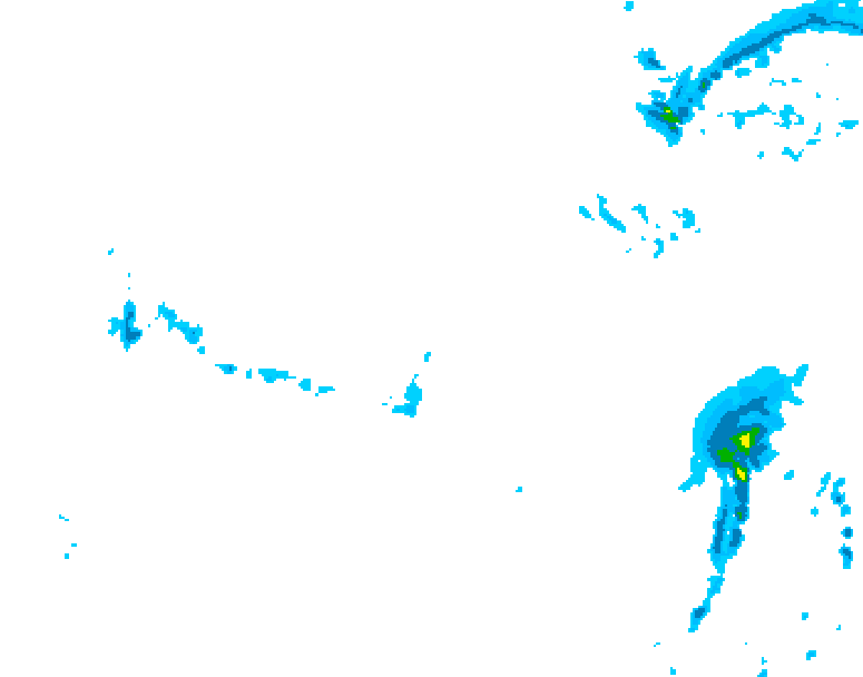 GDPS precipitation 228 hour forecast chart for Canada based on 2026/02/22 1200Z data