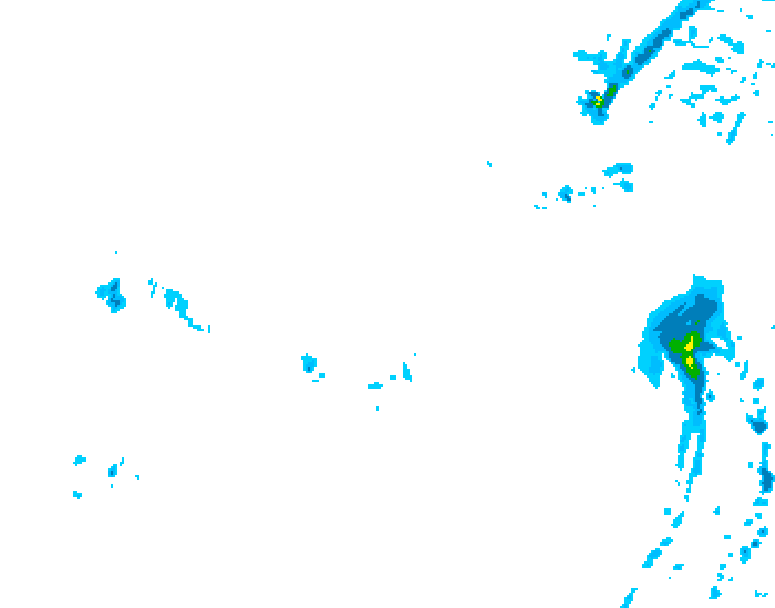 GDPS precipitation 234 hour forecast chart for Canada based on 2026/02/22 1200Z data