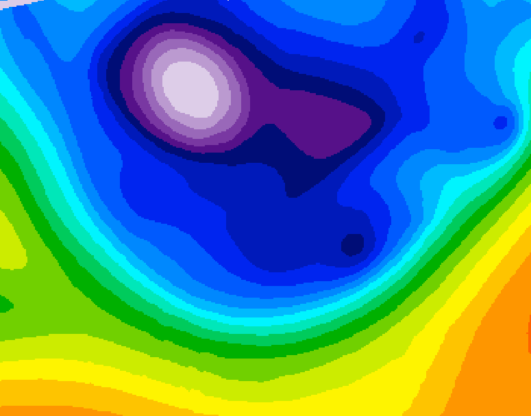 GDPS 500 millibar geopotential height 144 hour forecast chart for Canada based on 2026/02/23 0000Z data