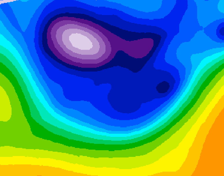 GDPS 500 millibar geopotential height 156 hour forecast chart for Canada based on 2026/02/23 0000Z data