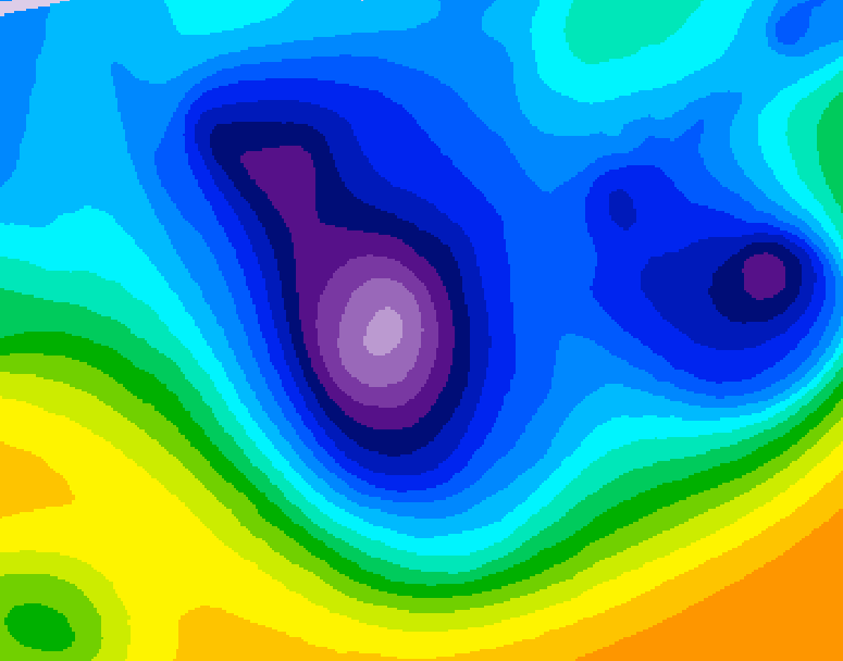 GDPS 500 millibar geopotential height 240 hour forecast chart for Canada based on 2026/02/23 0000Z data