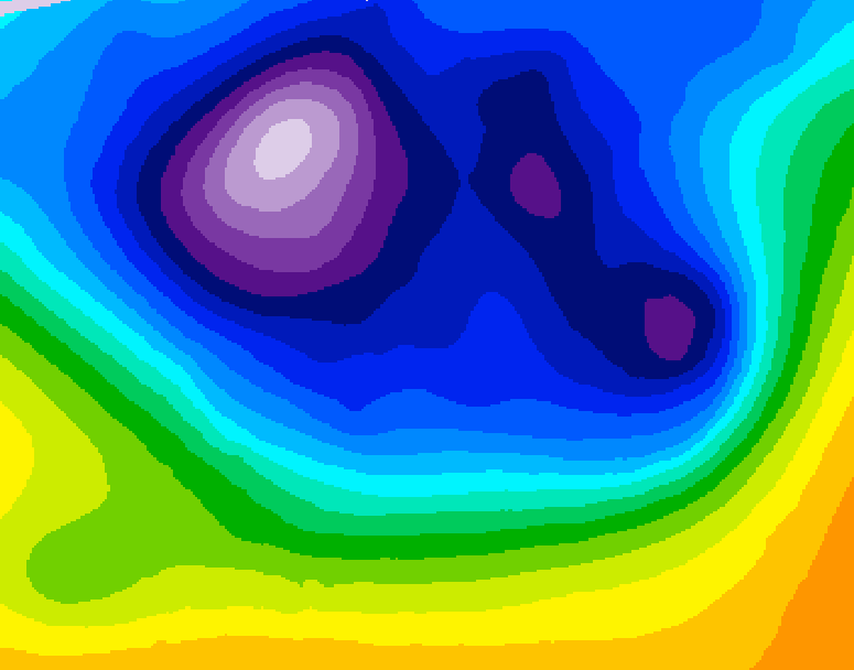 GDPS 500 millibar geopotential height 162 hour forecast chart for Canada based on 2026/02/23 1200Z data
