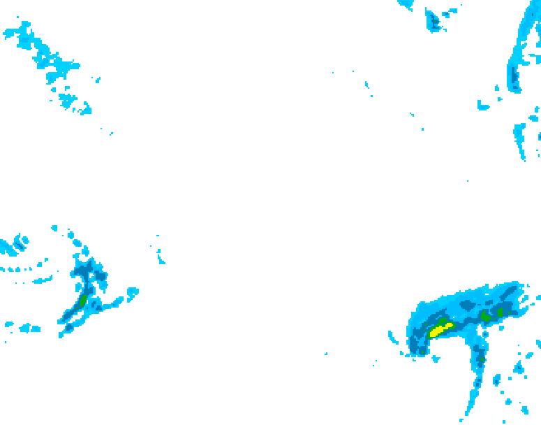 GDPS precipitation 006 hour forecast chart for Canada based on 2026/02/23 0000Z data