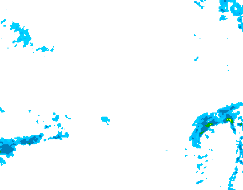 GDPS precipitation 018 hour forecast chart for Canada based on 2026/02/23 0000Z data