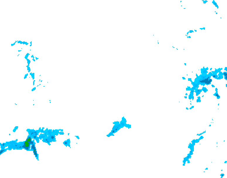 GDPS precipitation 036 hour forecast chart for Canada based on 2026/02/23 0000Z data