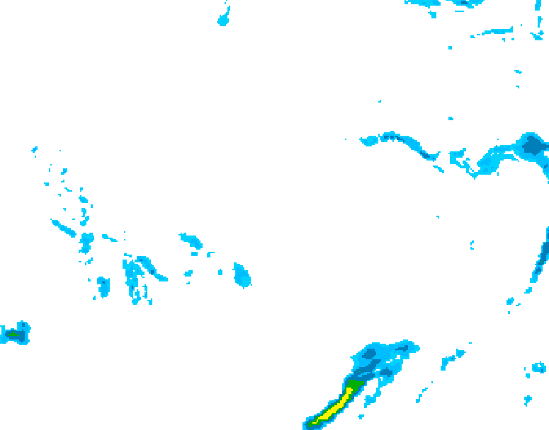 GDPS precipitation 096 hour forecast chart for Canada based on 2026/02/23 0000Z data