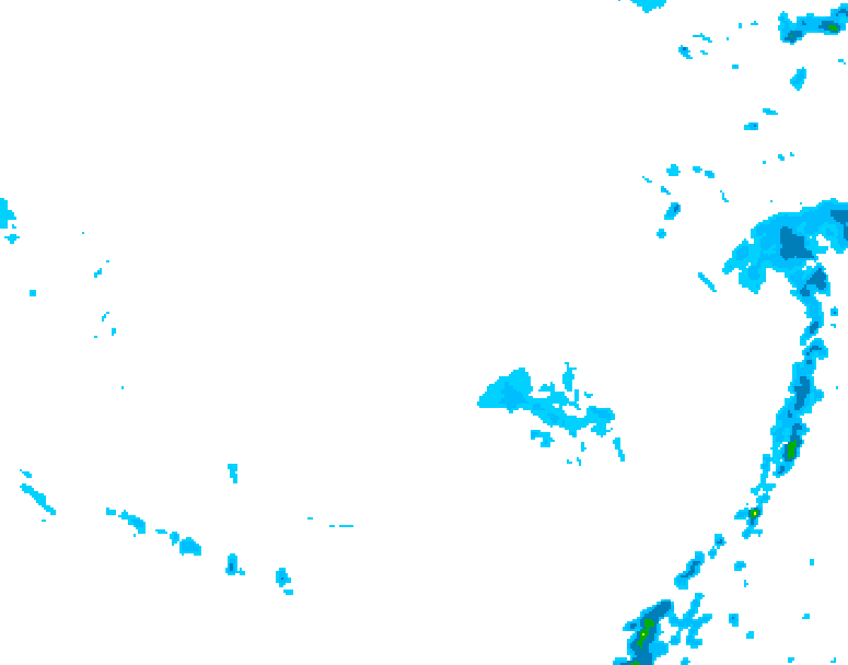 GDPS precipitation 132 hour forecast chart for Canada based on 2026/02/23 0000Z data