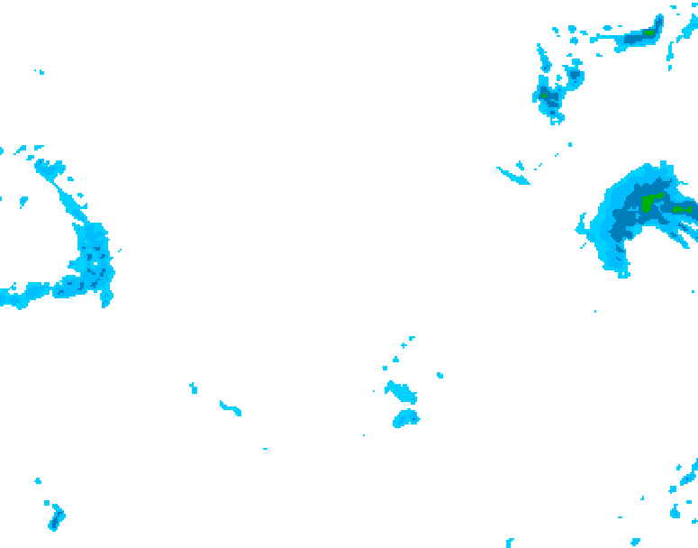 GDPS precipitation 234 hour forecast chart for Canada based on 2026/02/23 0000Z data