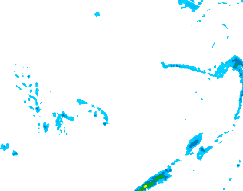 GDPS precipitation 084 hour forecast chart for Canada based on 2026/02/23 1200Z data