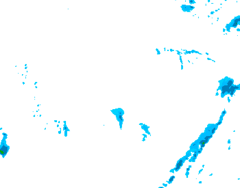GDPS precipitation 102 hour forecast chart for Canada based on 2026/02/23 1200Z data