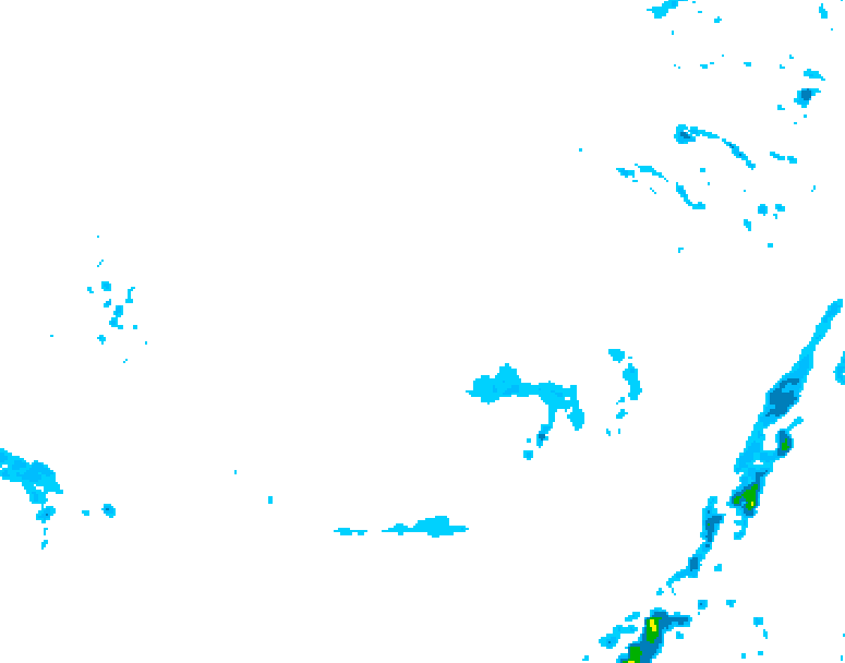 GDPS precipitation 120 hour forecast chart for Canada based on 2026/02/23 1200Z data