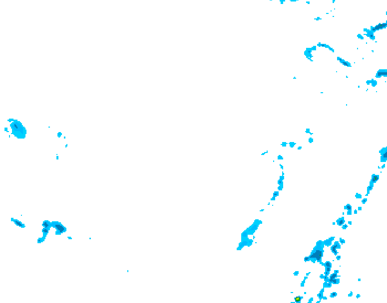 GDPS precipitation 132 hour forecast chart for Canada based on 2026/02/23 1200Z data