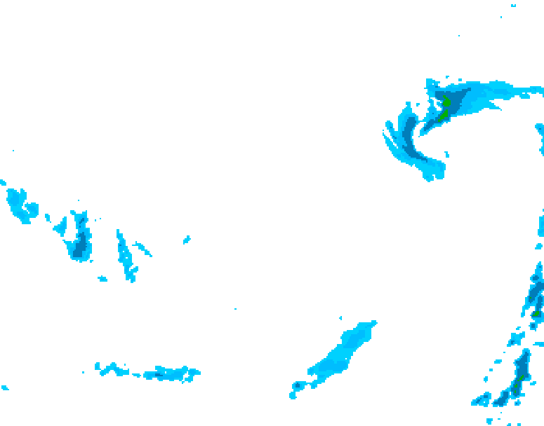 GDPS precipitation 174 hour forecast chart for Canada based on 2026/02/23 1200Z data