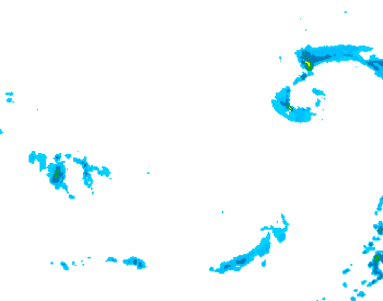 GDPS precipitation 180 hour forecast chart for Canada based on 2026/02/23 1200Z data