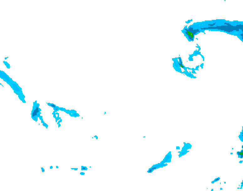 GDPS precipitation 186 hour forecast chart for Canada based on 2026/02/23 1200Z data