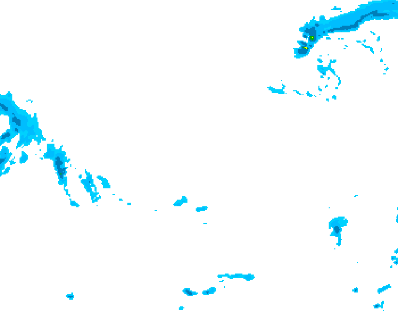 GDPS precipitation 198 hour forecast chart for Canada based on 2026/02/23 1200Z data