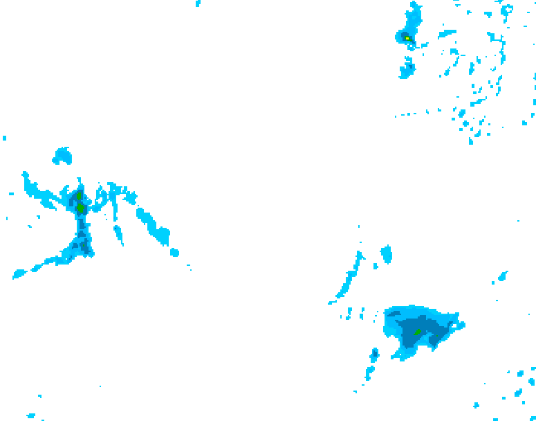 GDPS precipitation 222 hour forecast chart for Canada based on 2026/02/23 1200Z data