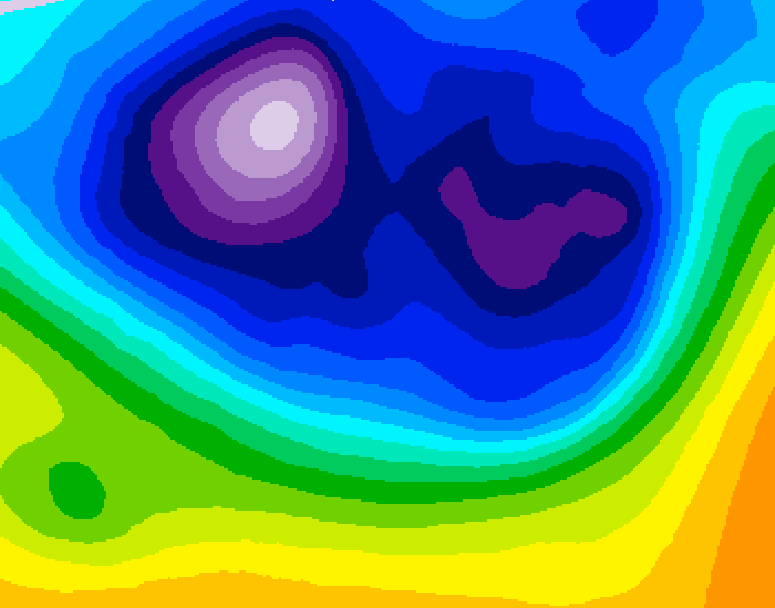 GDPS 500 millibar geopotential height 144 hour forecast chart for Canada based on 2026/02/24 0000Z data