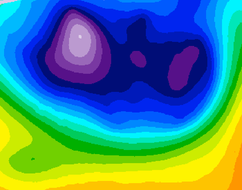 GDPS 500 millibar geopotential height 156 hour forecast chart for Canada based on 2026/02/24 0000Z data