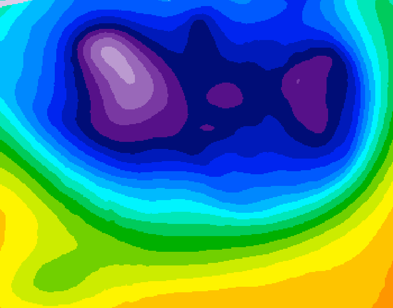 GDPS 500 millibar geopotential height 168 hour forecast chart for Canada based on 2026/02/24 0000Z data