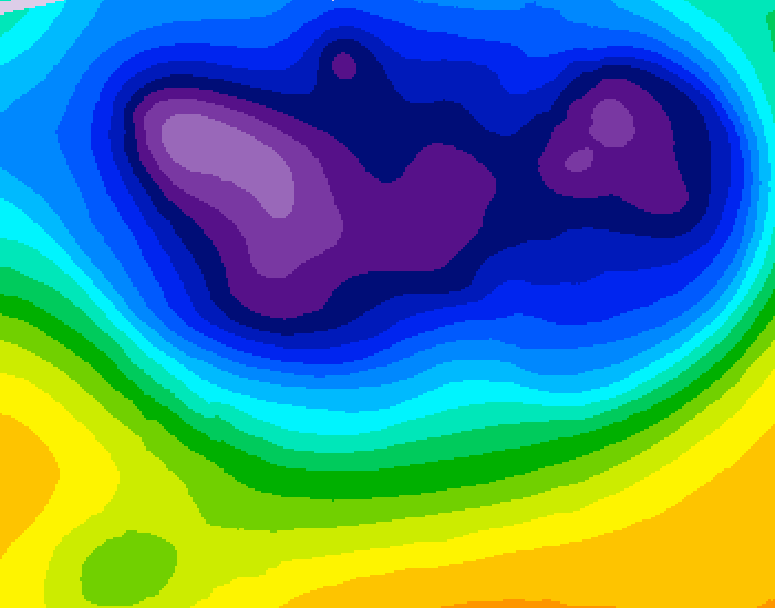 GDPS 500 millibar geopotential height 180 hour forecast chart for Canada based on 2026/02/24 0000Z data