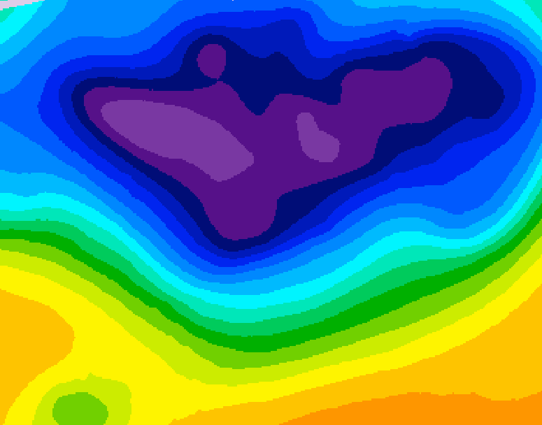 GDPS 500 millibar geopotential height 192 hour forecast chart for Canada based on 2026/02/24 0000Z data