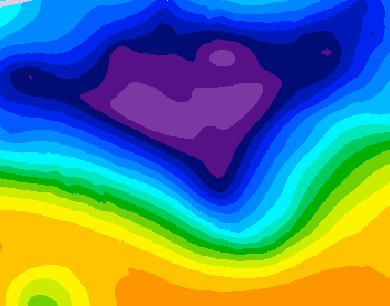 GDPS 500 millibar geopotential height 210 hour forecast chart for Canada based on 2026/02/24 0000Z data