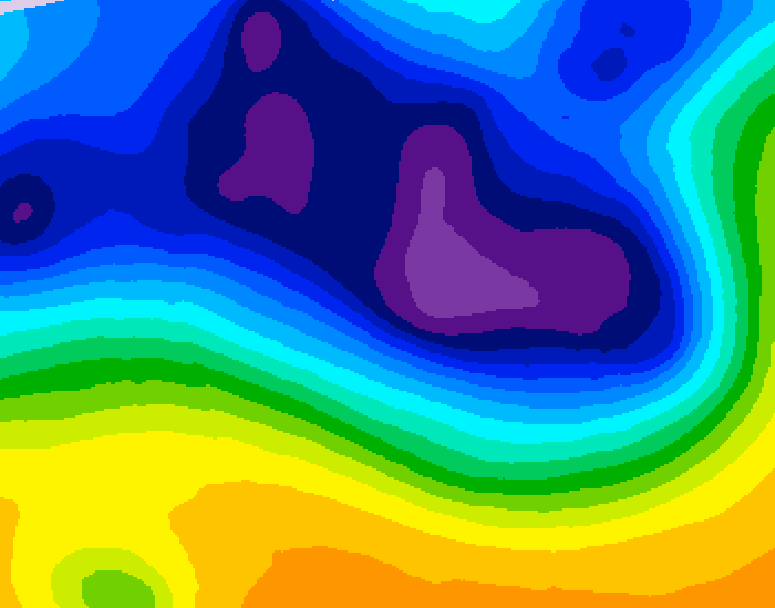 GDPS 500 millibar geopotential height 240 hour forecast chart for Canada based on 2026/02/24 0000Z data
