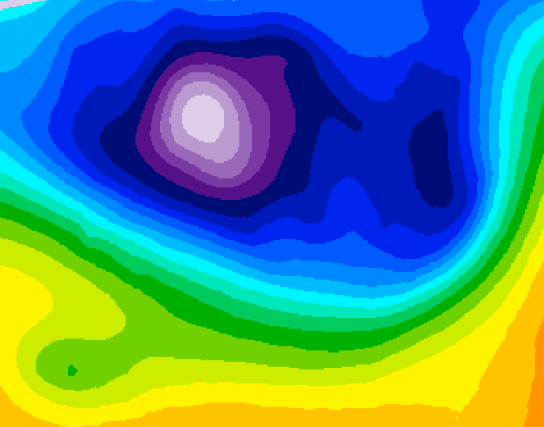 GDPS 500 millibar geopotential height 144 hour forecast chart for Canada based on 2026/02/24 1200Z data