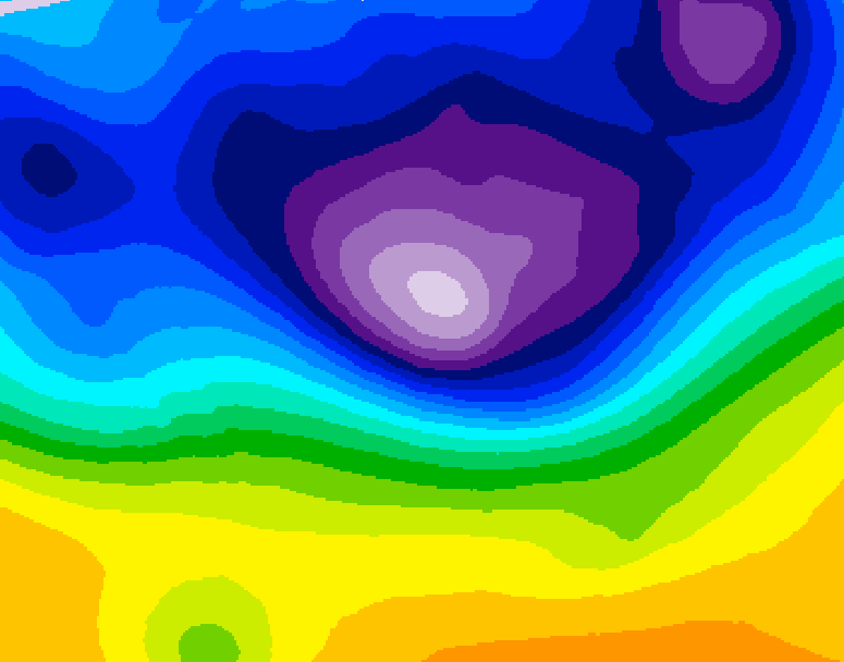 GDPS 500 millibar geopotential height 192 hour forecast chart for Canada based on 2026/02/24 1200Z data