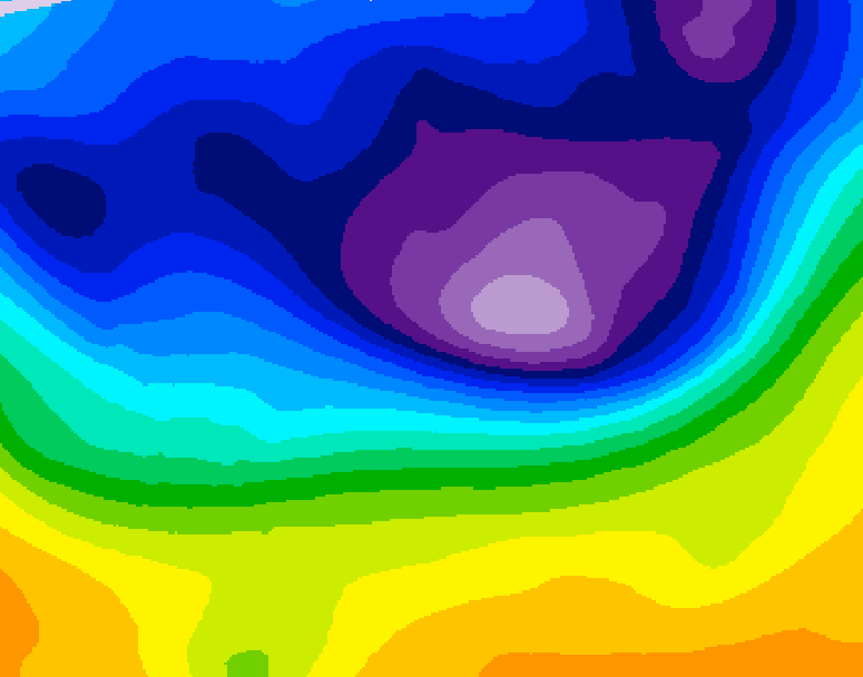 GDPS 500 millibar geopotential height 204 hour forecast chart for Canada based on 2026/02/24 1200Z data
