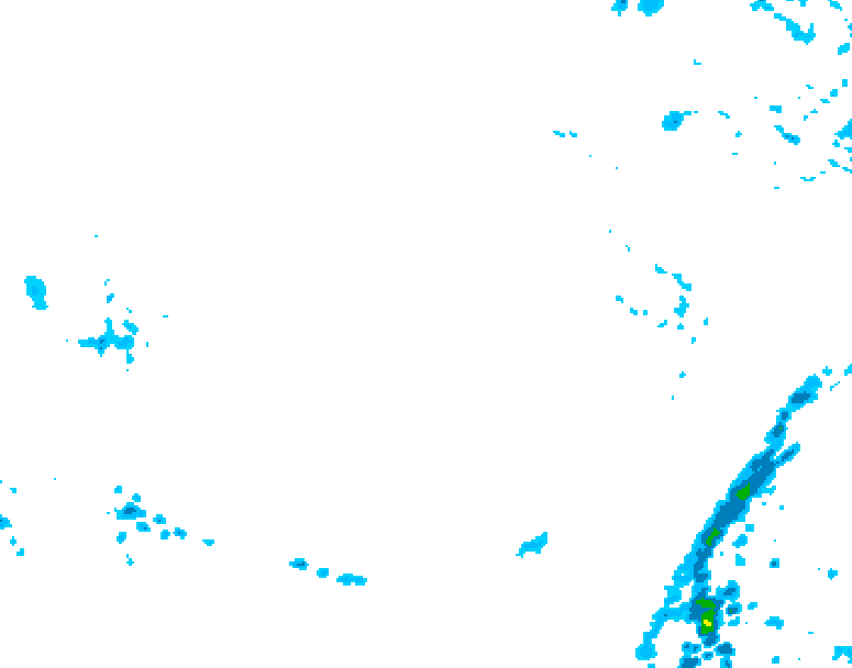 GDPS precipitation 126 hour forecast chart for Canada based on 2026/02/24 0000Z data