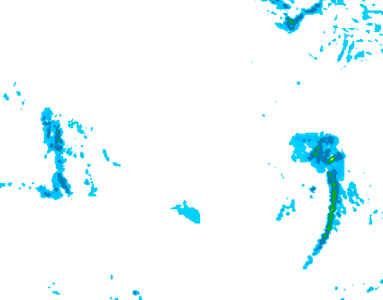 GDPS precipitation 222 hour forecast chart for Canada based on 2026/02/24 0000Z data
