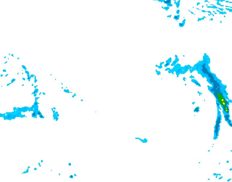 GDPS precipitation 234 hour forecast chart for Canada based on 2026/02/24 0000Z data