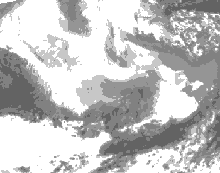 GDPS total cloud 192 hour forecast chart for Canada based on 2026/02/24 0000Z data