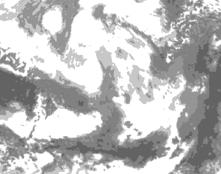 GDPS total cloud 144 hour forecast chart for Canada based on 2026/02/24 1200Z data