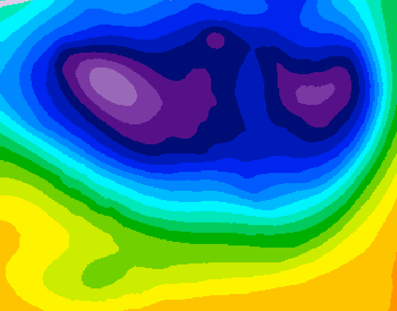 GDPS 500 millibar geopotential height 144 hour forecast chart for Canada based on 2026/02/25 0000Z data