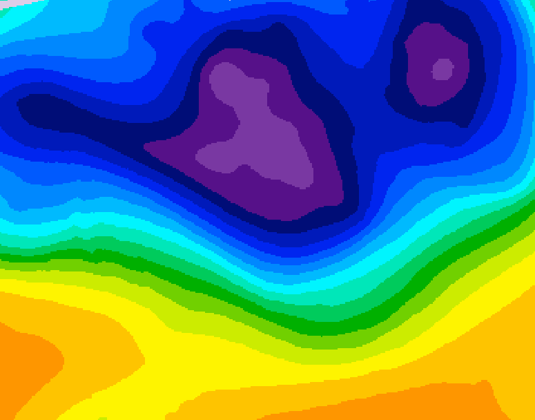 GDPS 500 millibar geopotential height 174 hour forecast chart for Canada based on 2026/02/25 0000Z data