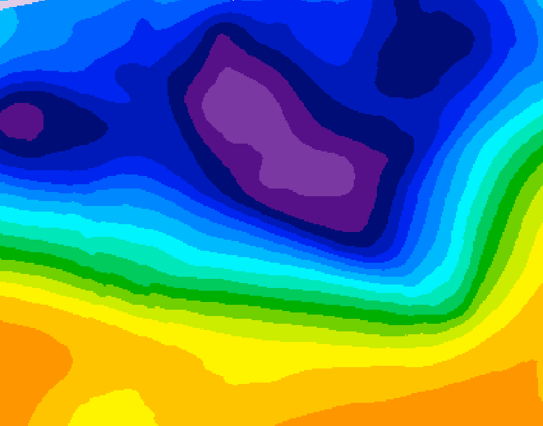 GDPS 500 millibar geopotential height 192 hour forecast chart for Canada based on 2026/02/25 0000Z data
