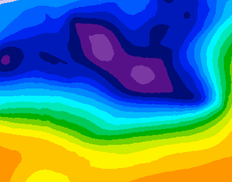 GDPS 500 millibar geopotential height 204 hour forecast chart for Canada based on 2026/02/25 0000Z data