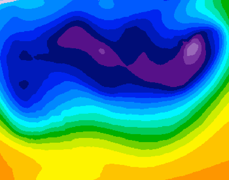 GDPS 500 millibar geopotential height 228 hour forecast chart for Canada based on 2026/02/25 0000Z data