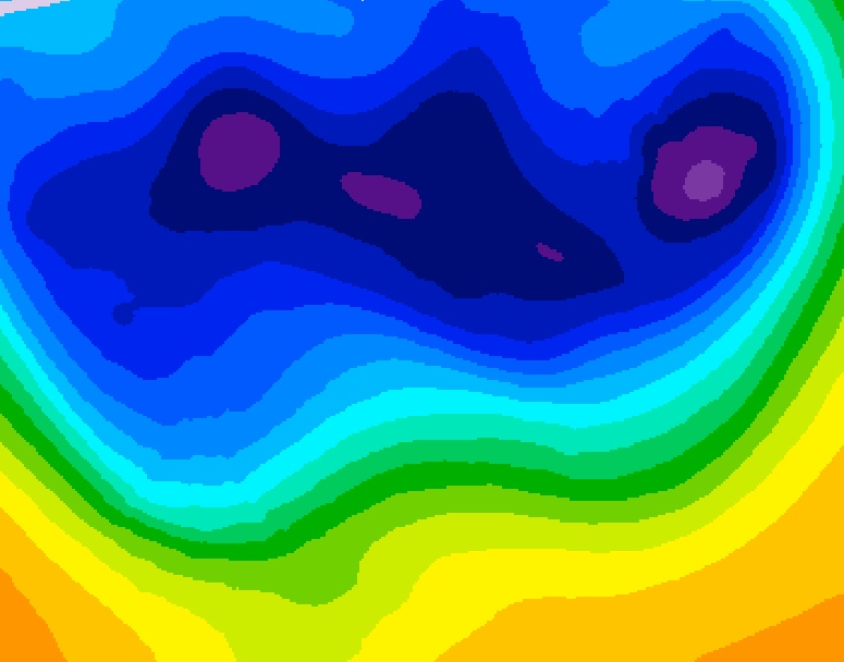 GDPS 500 millibar geopotential height 240 hour forecast chart for Canada based on 2026/02/25 0000Z data