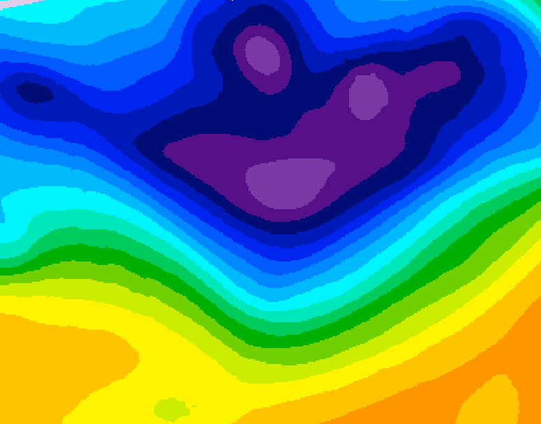 GDPS 500 millibar geopotential height 156 hour forecast chart for Canada based on 2026/02/25 1200Z data