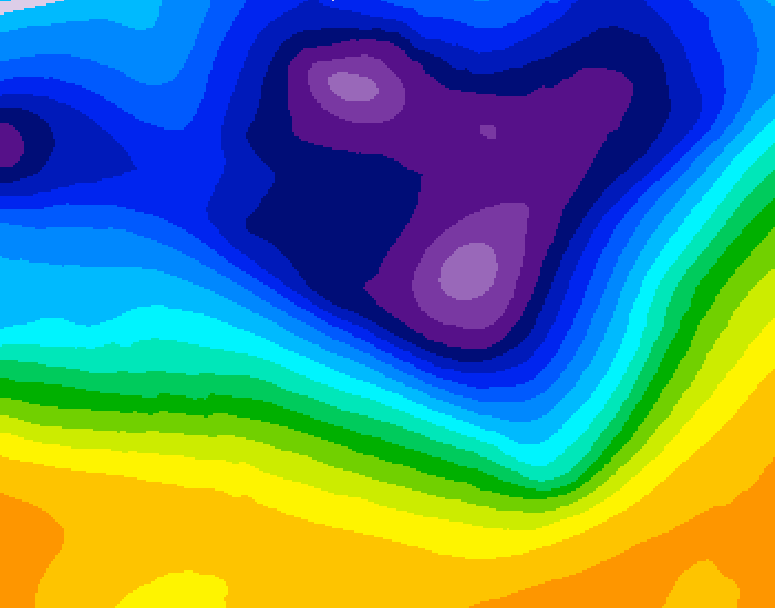 GDPS 500 millibar geopotential height 174 hour forecast chart for Canada based on 2026/02/25 1200Z data