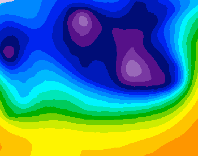 GDPS 500 millibar geopotential height 192 hour forecast chart for Canada based on 2026/02/25 1200Z data