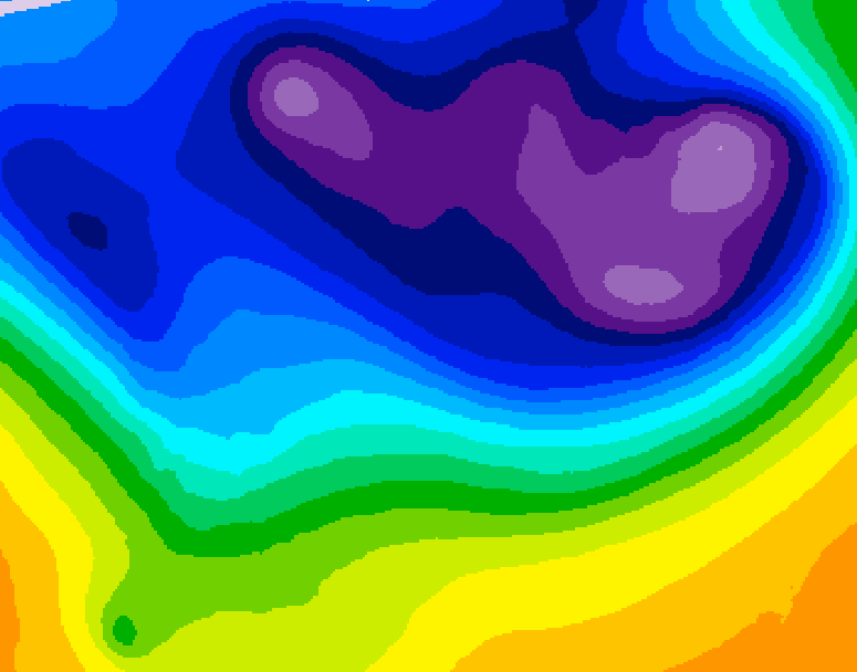GDPS 500 millibar geopotential height 210 hour forecast chart for Canada based on 2026/02/25 1200Z data