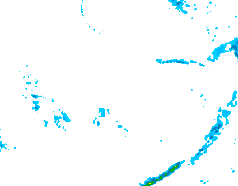 GDPS precipitation 054 hour forecast chart for Canada based on 2026/02/25 0000Z data