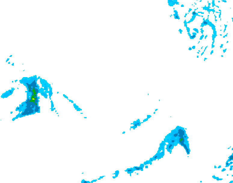 GDPS precipitation 174 hour forecast chart for Canada based on 2026/02/25 0000Z data