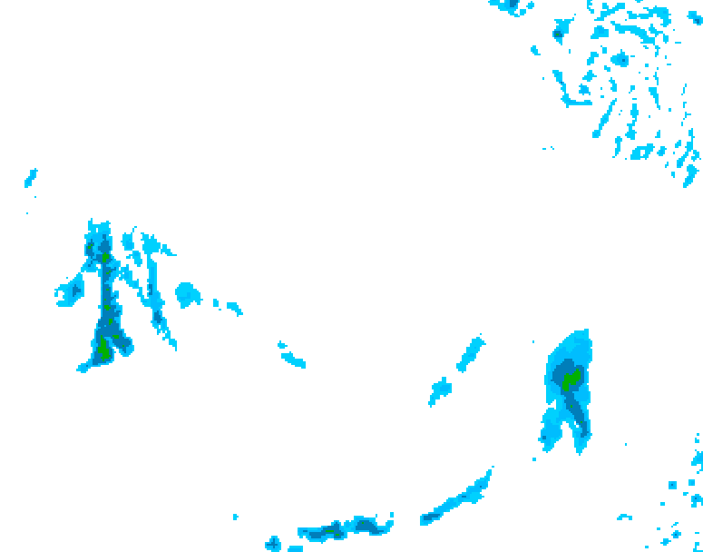 GDPS precipitation 180 hour forecast chart for Canada based on 2026/02/25 0000Z data